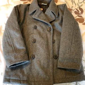 Crazy 8 charcoal gray Pea Coat